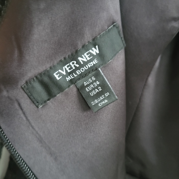 Ever New Black Axel Mini Lace Dress Size 2 - Picture 7 of 10